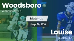 Matchup: Woodsboro High vs. Louise  2016