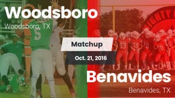Matchup: Woodsboro High vs. Benavides  2016