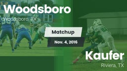 Matchup: Woodsboro High vs. Kaufer  2016