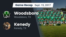 Recap: Woodsboro  vs. Kenedy  2017