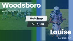 Matchup: Woodsboro High vs. Louise  2017