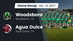 Recap: Woodsboro  vs. Agua Dulce  2017