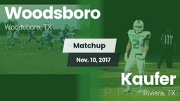 Matchup: Woodsboro High vs. Kaufer  2017