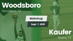 Matchup: Woodsboro High vs. Kaufer  2018