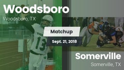 Matchup: Woodsboro High vs. Somerville  2018