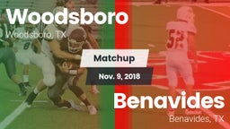 Matchup: Woodsboro High vs. Benavides  2018