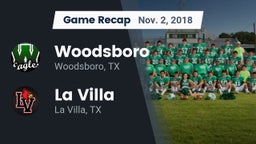 Recap: Woodsboro  vs. La Villa  2018