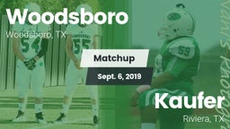 Matchup: Woodsboro High vs. Kaufer  2019