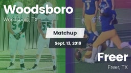 Matchup: Woodsboro High vs. Freer  2019
