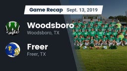 Recap: Woodsboro  vs. Freer  2019
