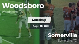 Matchup: Woodsboro High vs. Somerville  2019