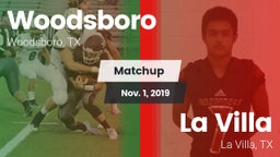 Matchup: Woodsboro High vs. La Villa  2019