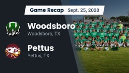Recap: Woodsboro  vs. Pettus  2020