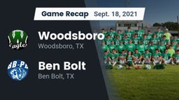 Recap: Woodsboro  vs. Ben Bolt  2021