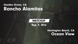 Matchup: Rancho Alamitos vs. Ocean View  2016