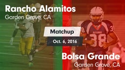 Matchup: Rancho Alamitos vs. Bolsa Grande  2016