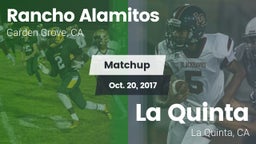 Matchup: Rancho Alamitos vs. La Quinta  2017