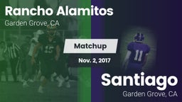 Matchup: Rancho Alamitos vs. Santiago  2017