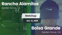 Matchup: Rancho Alamitos vs. Bolsa Grande  2018