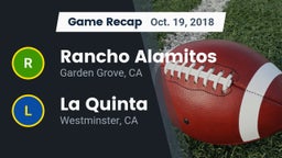 Recap: Rancho Alamitos  vs. La Quinta  2018