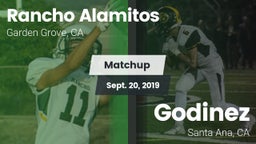 Matchup: Rancho Alamitos vs. Godinez  2019