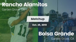 Matchup: Rancho Alamitos vs. Bolsa Grande  2019
