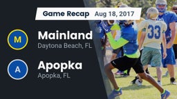Recap: Mainland  vs. Apopka  2017