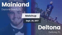 Matchup: Mainland  vs. Deltona  2017