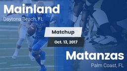 Matchup: Mainland  vs. Matanzas  2017