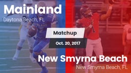 Matchup: Mainland  vs. New Smyrna Beach  2017