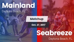 Matchup: Mainland  vs. Seabreeze  2017