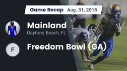 Recap: Mainland  vs. Freedom Bowl (GA) 2018