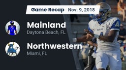Recap: Mainland  vs. Northwestern  2018