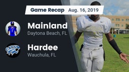 Recap: Mainland  vs. Hardee  2019