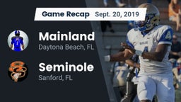 Recap: Mainland  vs. Seminole  2019