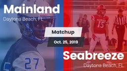Matchup: Mainland  vs. Seabreeze  2019