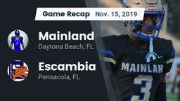 Recap: Mainland  vs. Escambia  2019