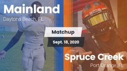 Matchup: Mainland  vs. Spruce Creek  2020