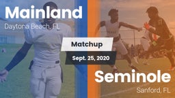 Matchup: Mainland  vs. Seminole  2020