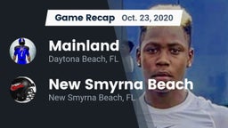 Recap: Mainland  vs. New Smyrna Beach  2020