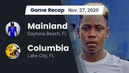 Recap: Mainland  vs. Columbia  2020