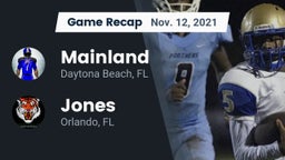 Recap: Mainland  vs. Jones  2021