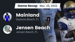 Recap: Mainland  vs. Jensen Beach  2022