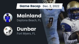 Recap: Mainland  vs. Dunbar  2022