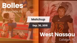 Matchup: Bolles  vs. West Nassau  2016