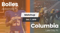 Matchup: Bolles  vs. Columbia  2016