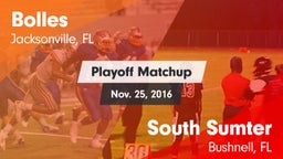 Matchup: Bolles  vs. South Sumter  2016