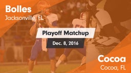 Matchup: Bolles  vs. Cocoa  2016