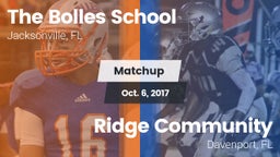 Matchup: The Bolles School vs. Ridge Community  2017