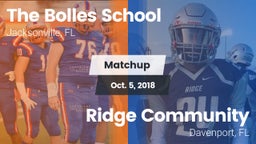 Matchup: The Bolles School vs. Ridge Community  2018